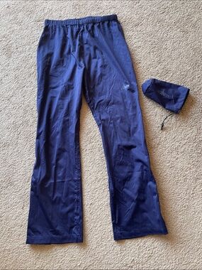 Habit Packable Rain Pant Men's Navy Athletic Rainwear Pants M Pull On Coastal